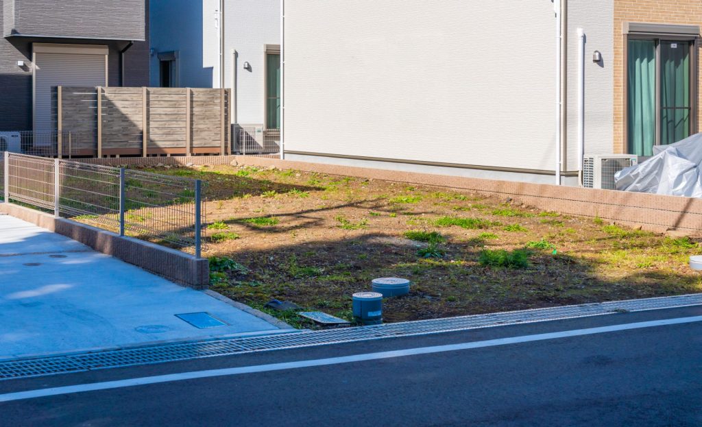 注文住宅の建設予定地